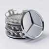 New Mercedes Benz 75mm Wheel Center Hub Caps Set of 4 with Benz Emblem for W203 W206 W220 W205 W211 W212 Car Tire Rim Covers DH1 QQ60
