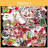 Festive Christmas Series Santa Snowman Stickers Perfect For Suitcases And Laptops