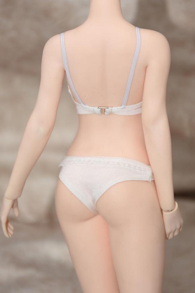 Hobby Toy Scale Figure Compatible with TBLeague Body Normal Body GS Style Pure Fashion Lingerie Bra and Panties Underwear Set Version and Head Not