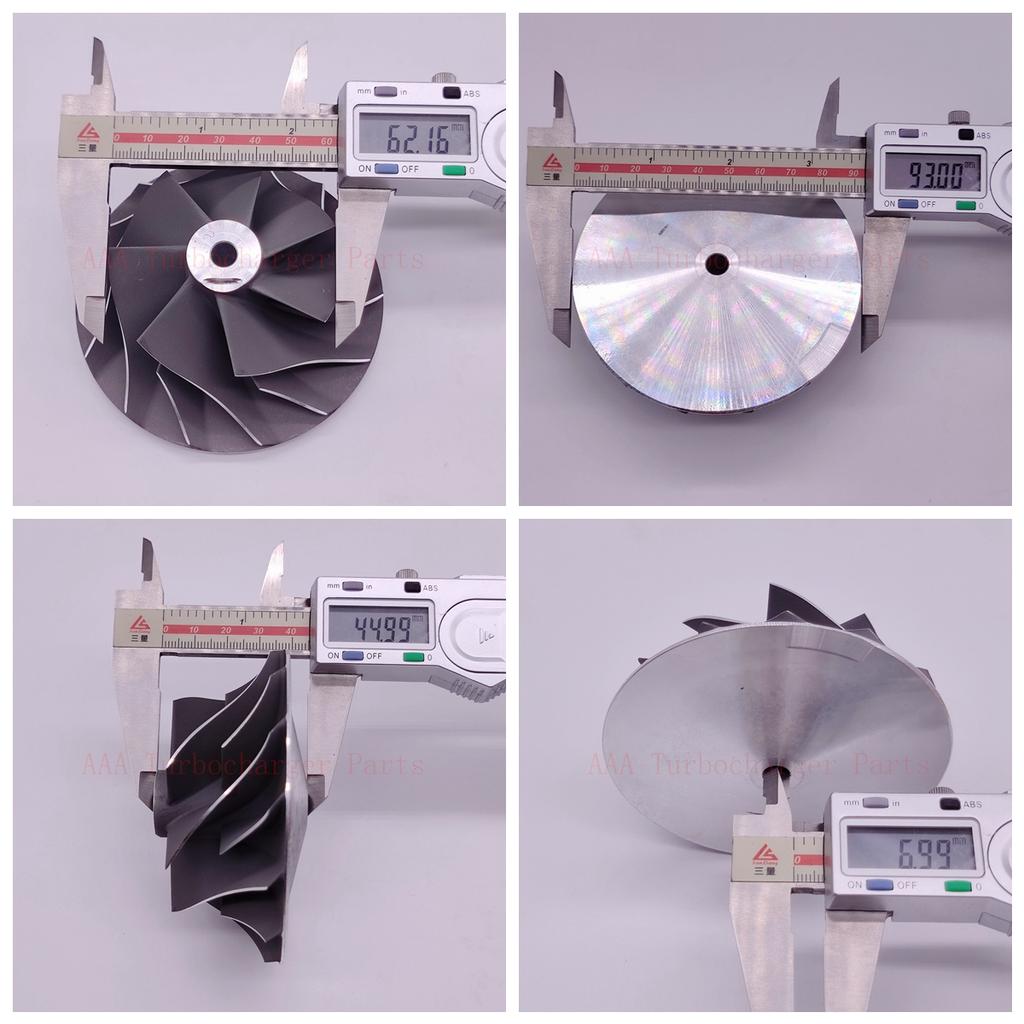 HE400VG Turbo Compressor Wheel 64x93mm supplier AAA Turbocharger Part