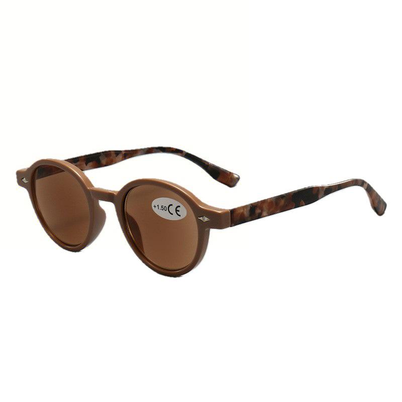 Японские ретро круглые антиусталостные очки для чтения с защитой от синего света 2025