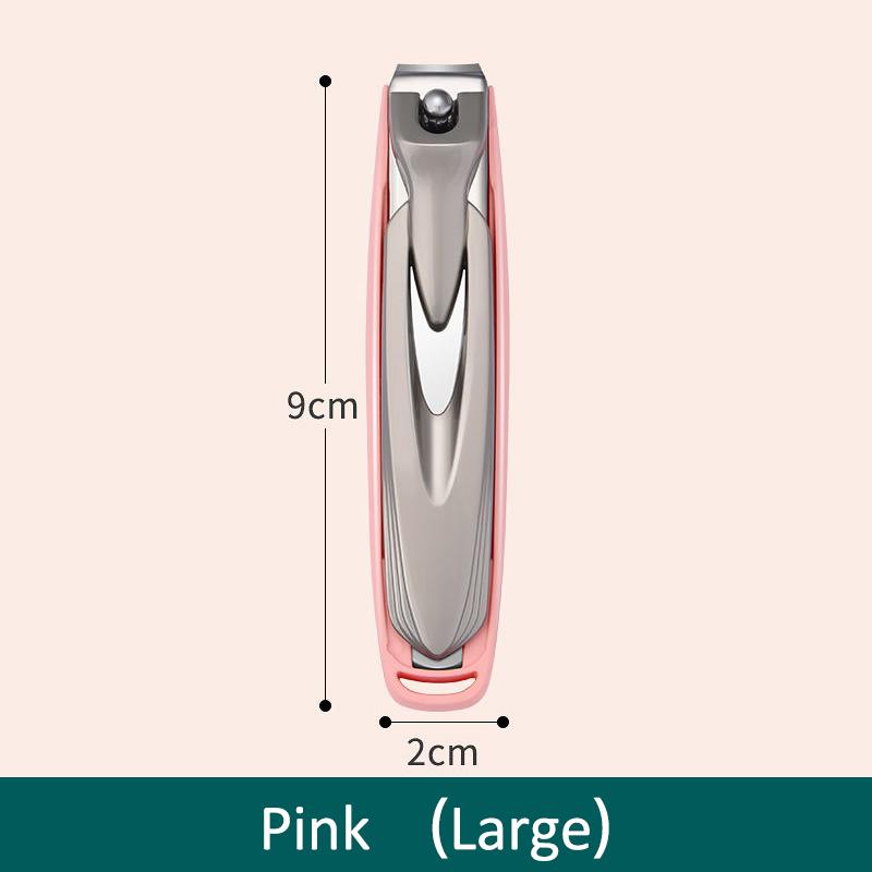 Xiaomi Stainless Steel Anti-Scatter Nail Clipper for Home Manicure and Pedicure, with Built-in Nail File and Clippings Catcher Design