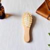 Natural Bamboo Air Cushion Comb Gentle Scalp Massage Reduce Hair Breakage Ergonomic Handle For Long Hair