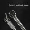 30Pcs/Set 45672 Fishing Hooks Sharp Rustproof Anti-corrosion Titanium Alloy Heavy Duty Barbed Carp