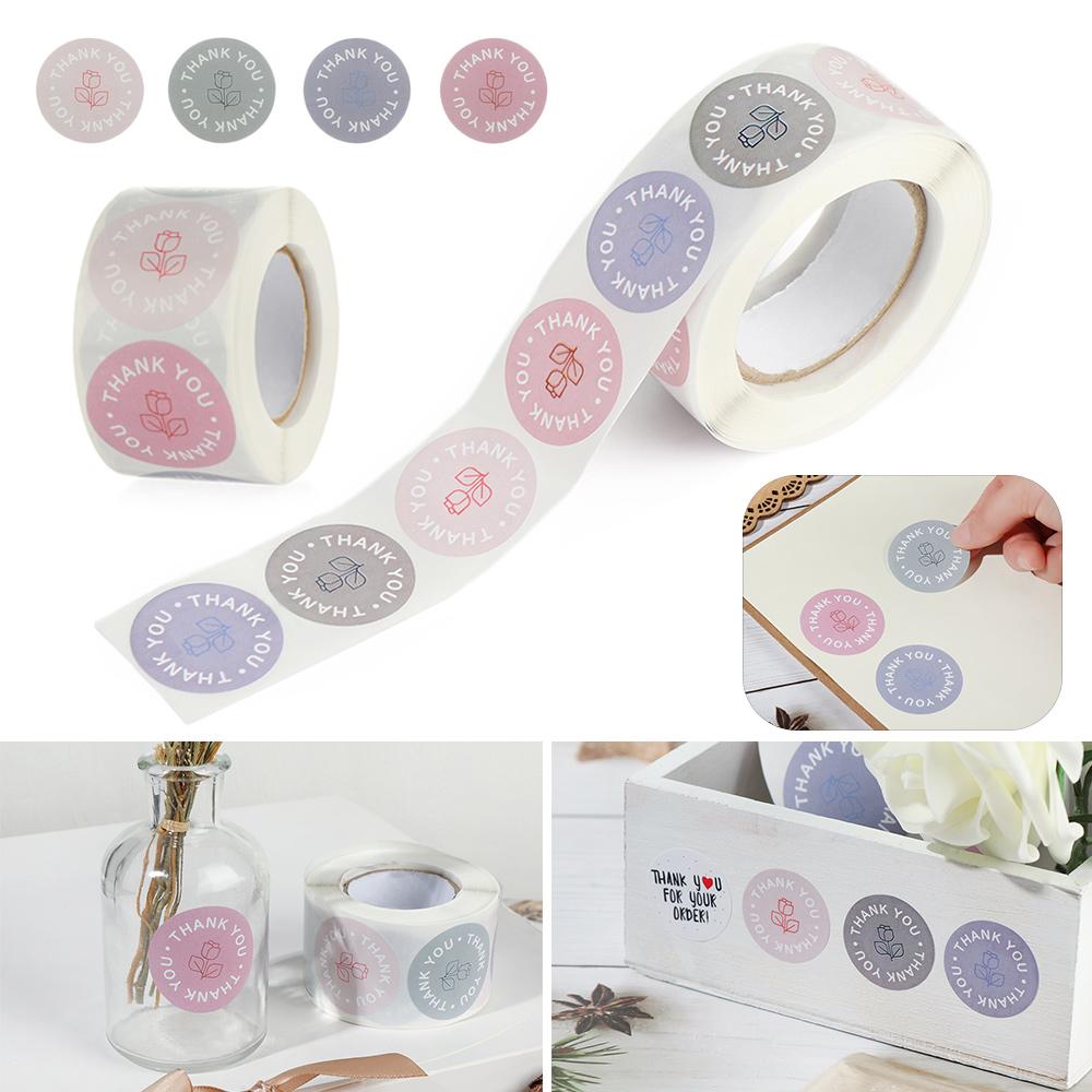 Craft Party Wedding Decor Cookie Bags Package Label Sealing Tag Gift Paper Stickers Thank You