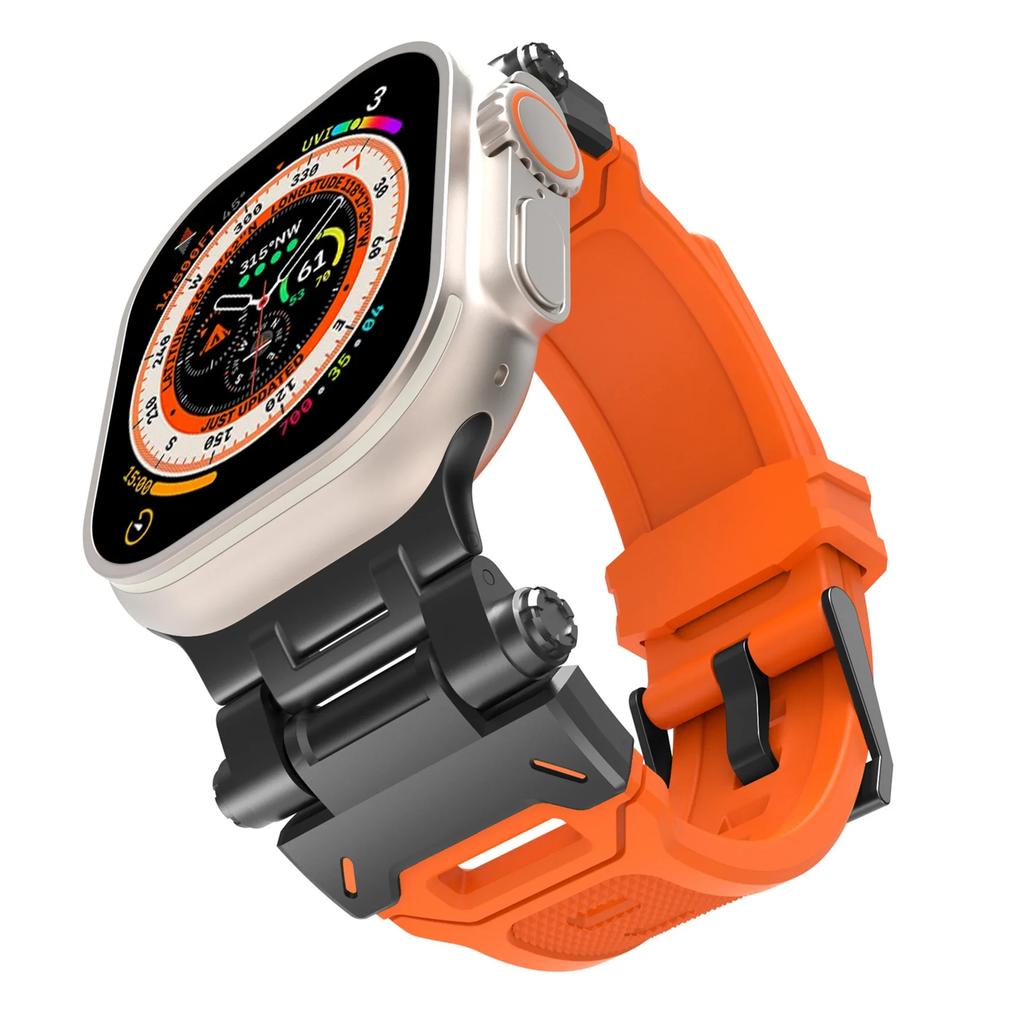 Силиконовый ремешок для Apple Watch Strap Ultra 3 49 мм 46 45 44 42 мм Титановый цвет Спортивный ремешок для часов для IWatch 11 10 9 87 6 5 4 SE3