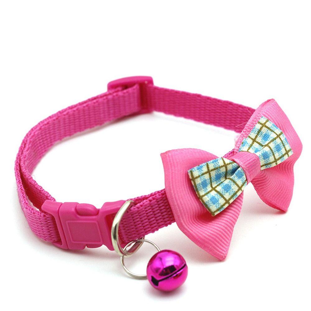 Small Dogs Cats Safety Buckle Bow Tie Pet Decorative Dog Necklace Pet Supplies Dog Leash Pet Collar