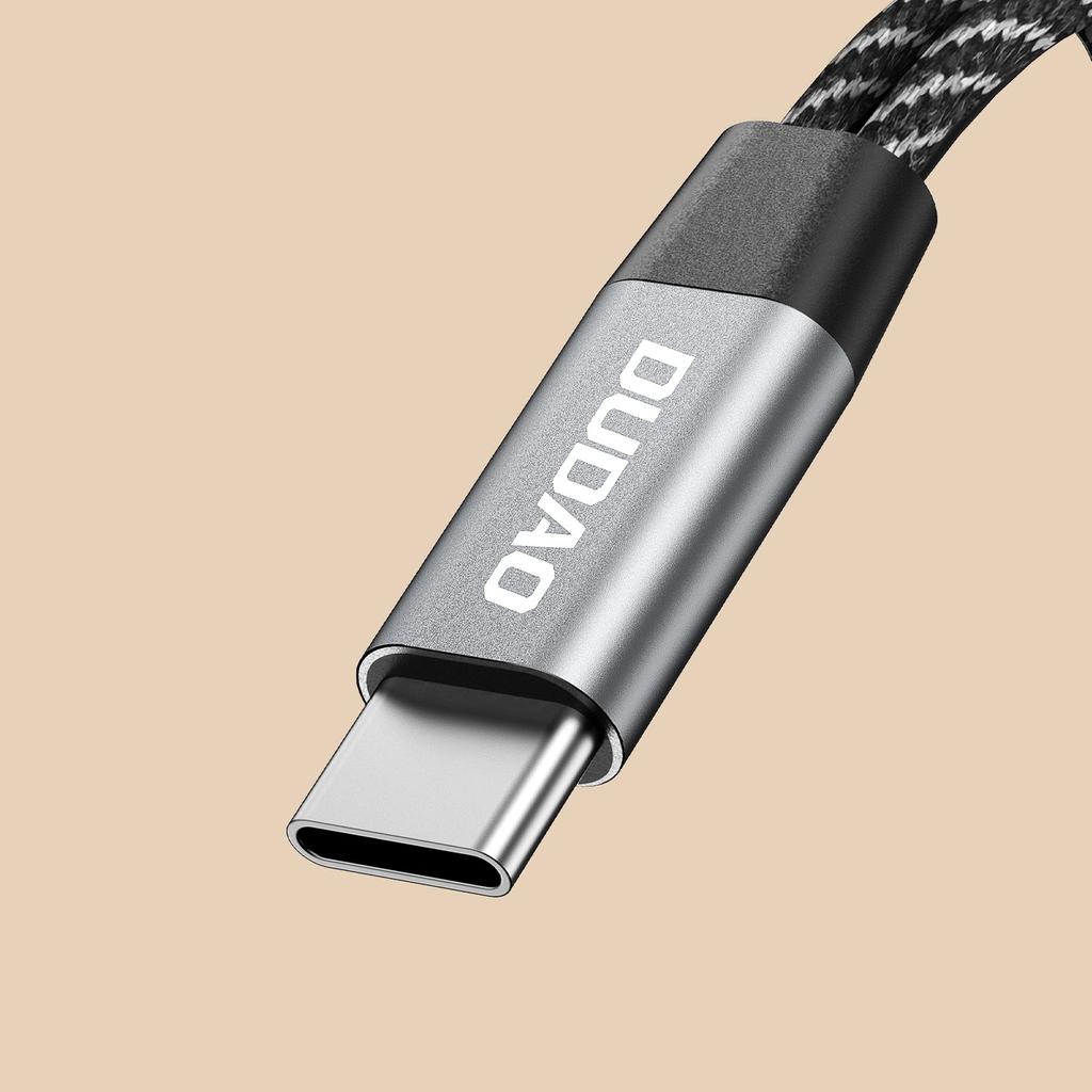 Adapter Dudao L13C+ 2W1 Usb-C - Szary