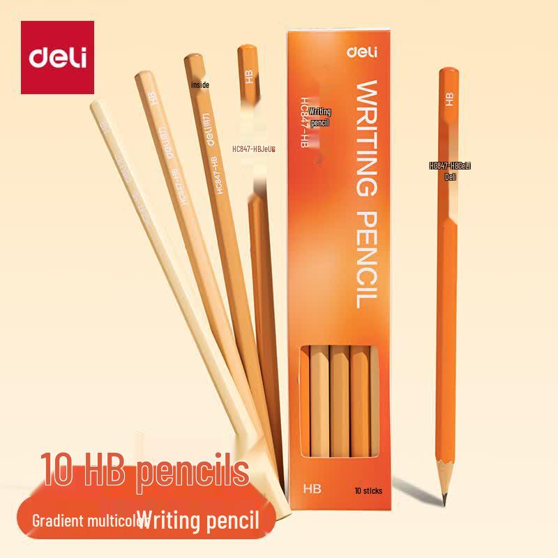 Deli Шестигранные графитные карандаши HB (10-Pack)