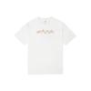 Converse T Shirts Men's White Crew Neck Moderate Straight Fit (Unisex) T-Shirts 10022775 A01
