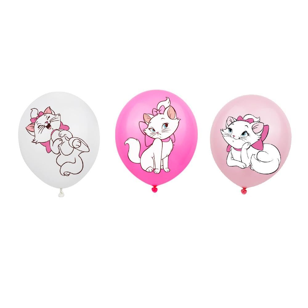 Stylish Cat Birthday Decoration Party Set AristoCats Anime Cat Movie Character Children Cute Funny Boys Girls Pink Happy Birthday Garland Banner