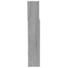 vidaXL Kopfteil mit Ablagen Grau Sonoma 200x19x103,5 cm