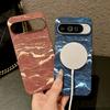 Применимо к Pixel11proxl чехол для мобильного телефона с волнообразным рисунком, водостойкая наклейка, рисунок под кевлар, Google 10A, ультратонкий, с магнитной застежкой, полупрозрачный