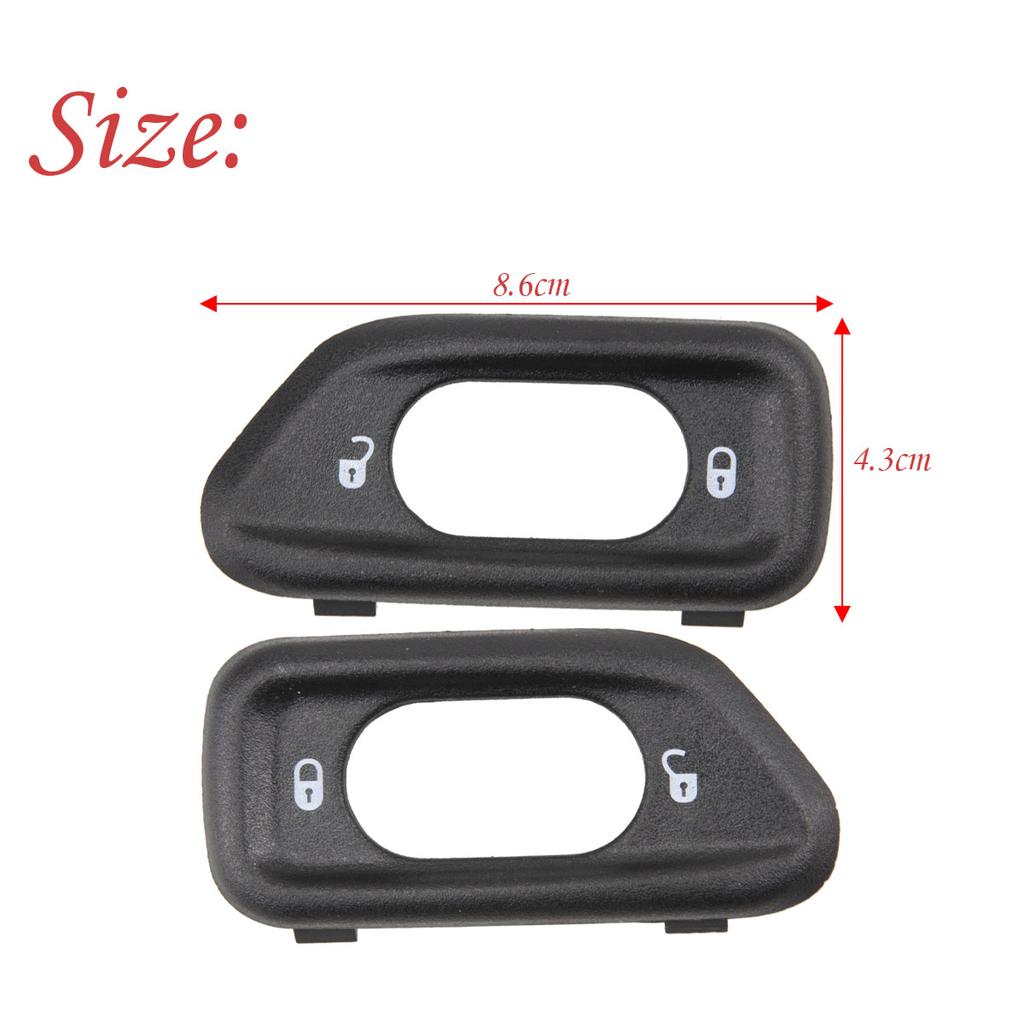 Car Front Door Lock Switch Bezel For Jeep Wrangler JK 2011 2012 2013 2014 2015 2016 2017 2018 68185910AA