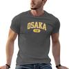 Osaka in English and Japanese script TShirt Festival Casual Short Sleeve