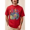 Korn Cartoon Graphic Print T Shirts Men Women Oversized Streetwear Y2k Retro Hip Hop Harajuku Short Sleeve Casual Loose Female Male Clothing