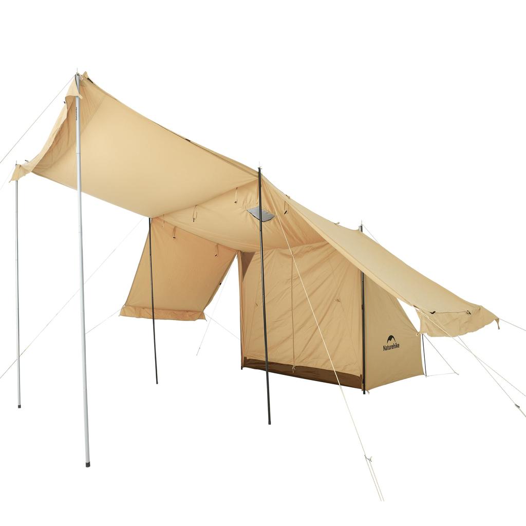 Naturehike Official Shop Pup Tent TC Gunmaku Solo Can для 1 человека с внутренней частью, подходит для 4 сезонов, боковая панель, пол, кемпинг, открытый, огнестойкий