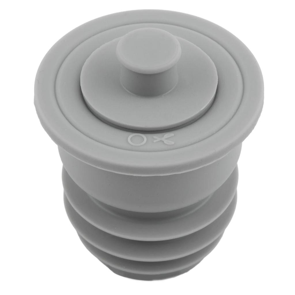 1 шт. Силиконовый уплотнитель для канализационной трубы, уплотнитель для сливной трубы стиральной машины, дезодорирующий уплотнитель, уплотнитель трубы, серый, для сливных отверстий раковины S/M/L