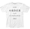 Футболка New Order Substance 1987 Мужская Рок-н-ролл Музыка Классическая Группа Белая