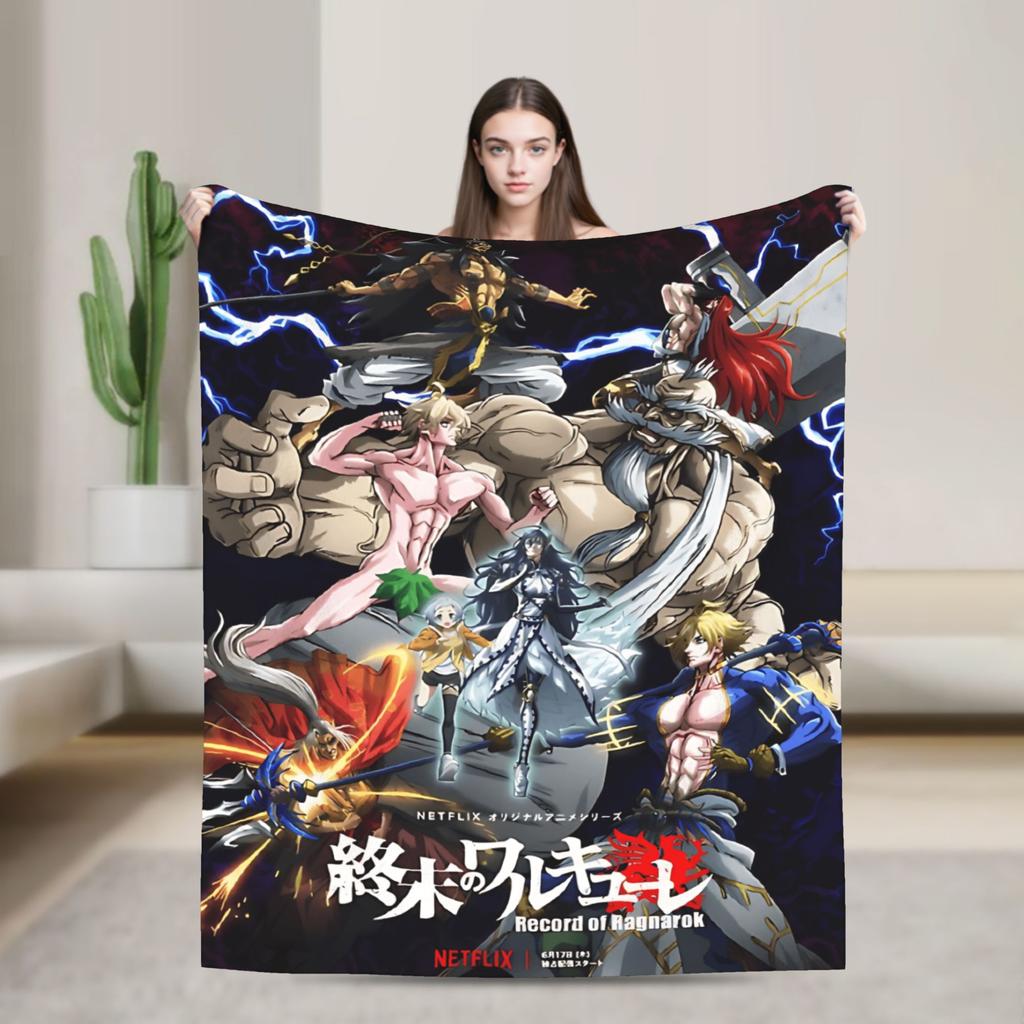 Buddha Record Of Ragnarok Blanket Quality Soft Throw Blanket Spring Kids Bedroom Graphic Bedspread