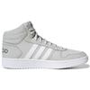 Adidas Кроссовки унисекс Hoops 2.0 Mid Grey Grey-Two Cloud-White Grey-Five FW4477