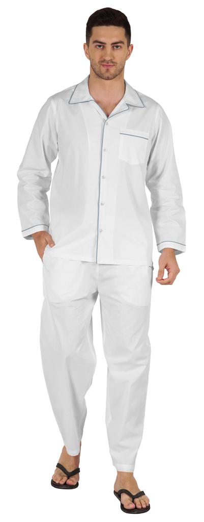 Inkmeso Мужские хлопковые пижамы, однотонная одежда для сна, одежда для дома, пижамный комплект с верхом и низом