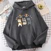 This Men's Fleece Hooded Sweatshirt Is 100% Polyester Fiber Tightly Woven Loose Print for Lazy and Warm