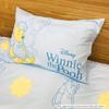 MORIPiLO Disney Duvet Cover Set the Pooh Sleeping Flower Duvet Cover and Soft Peach Skin Single Size 150x210cm Blue Cute Bedding Set Disney Character