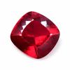 Natural Red Ruby Loose Gemstone Mozambican 12 ct Square Cushion Shape for Jewelry Making and Crafts