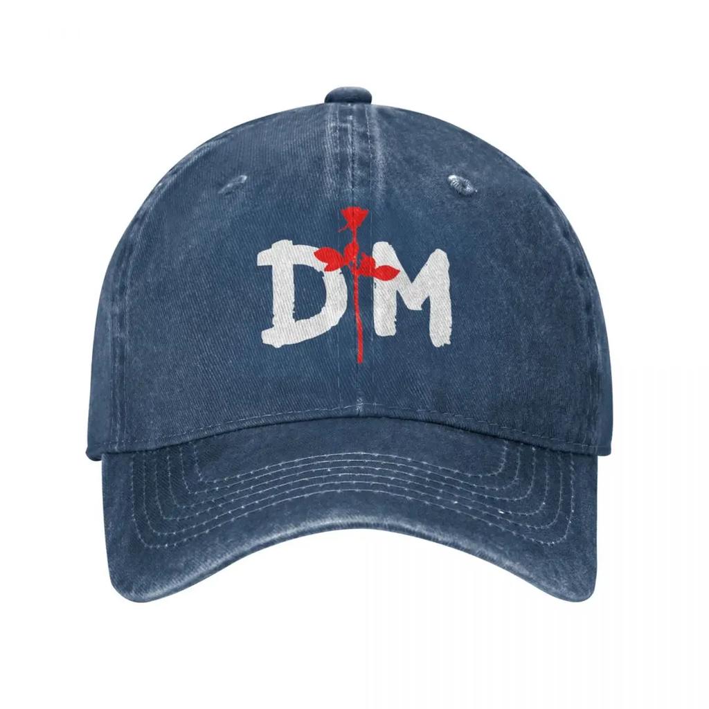 Мужская Женская Бейсболка DM Band Dave Gahan Martin Gore Потертая Выстиранная Кепка для Активного Отдыха Кепка Снэпбек