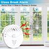 Hollarm Wireless Window Door Vibration Sensor 130dB Vibration Burglar Glass Break Sensor Home Safety Alarm Detector System
