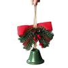 Artificial Pine Christmas Bell Pendant Metal Home Christmas Decoration  New Year Supplies