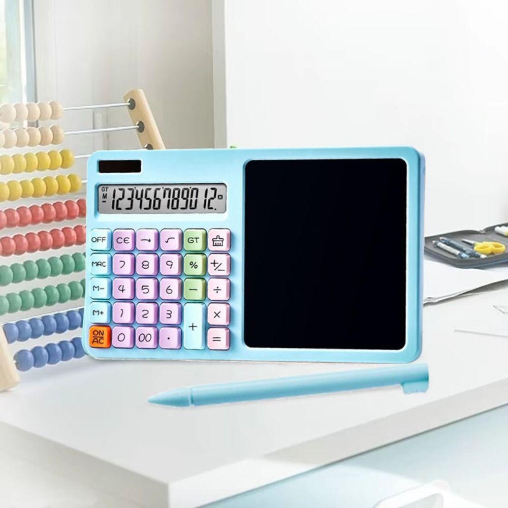 Large LCD Display Calculator with Writing Board Handwriting Board Calculator  Kids Learning