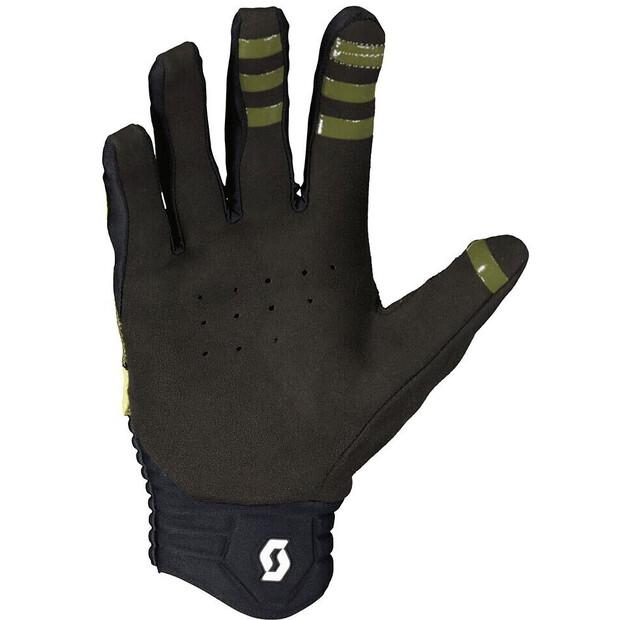 Велосипедные перчатки Scott DH Factory Long (желтые)