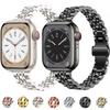 Металлический ремешок для Apple Watch Series ultra 49мм 45мм 41мм 44мм 46мм 42мм Женский браслет на тонкое запястье iWatch 10 9 8 7 6 5 3 SE Ремешок