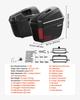 VEVOR Motorcycle Side Case 46L (23L*2) Universal ABS Motorcycle Saddle Case