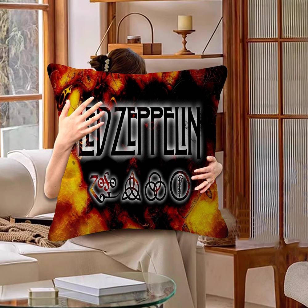Подушка с изображением группы L-Led Z-Zeppelin Наволочка Мультяшный Подарок Чехол для Подушки Спальня Дом Диван Стул Сиденье Декор Наволочка