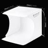 20cm Mini 2 LED Panels Folding Portable 550LM Light Photo Lighting Studio Shooting Tent Box Kit with 6 Colors Backdrops