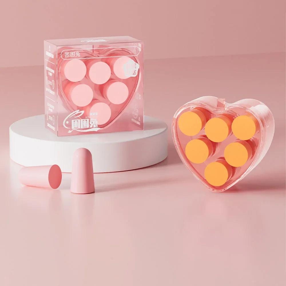Беруши из пены с эффектом памяти Love Box Противошумные Для сна Звукоизоляционные Для мальчиков и девочек Снижение шума Тихие для путешествий Многоразовые беруши
