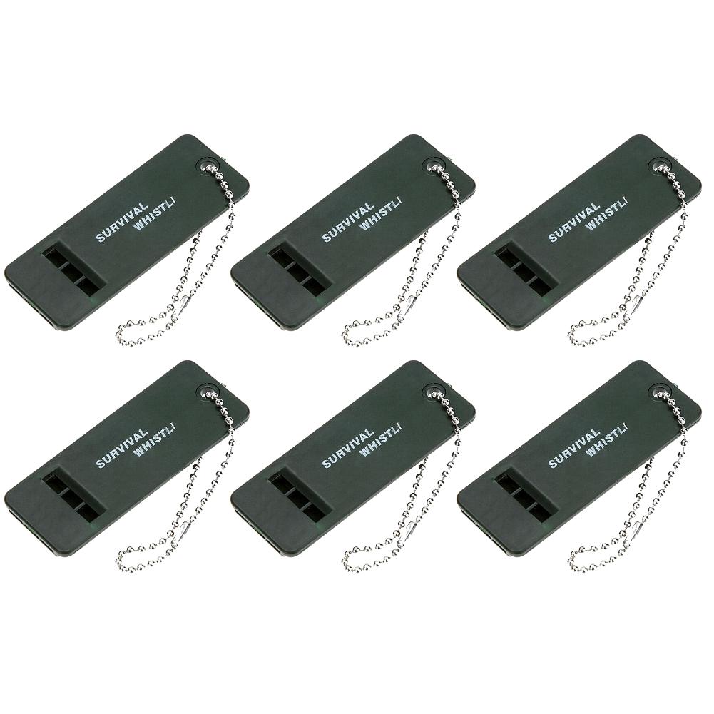 1-10PCS 3-Frequency Whistle High Decibel Survival Whistle Outdoor Hiking Camping Whistle Hunting Whistle Emergency Survival Tool