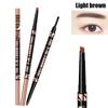 Популярный карандаш для бровей QICIY с двойной головкой, водостойкий и плотный стереоскопический карандаш для бровей
