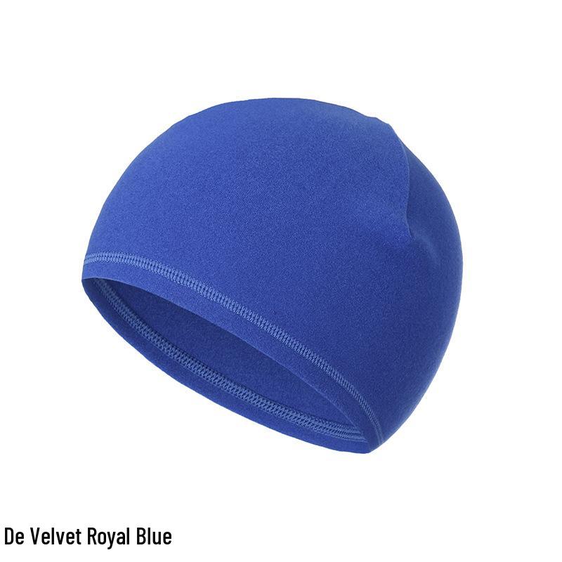 Теплая катионная шапка-бини на флисовой подкладке для осенне-зимнего сезона, для велоспорта на открытом воздухе, катания на лыжах и альпинизма