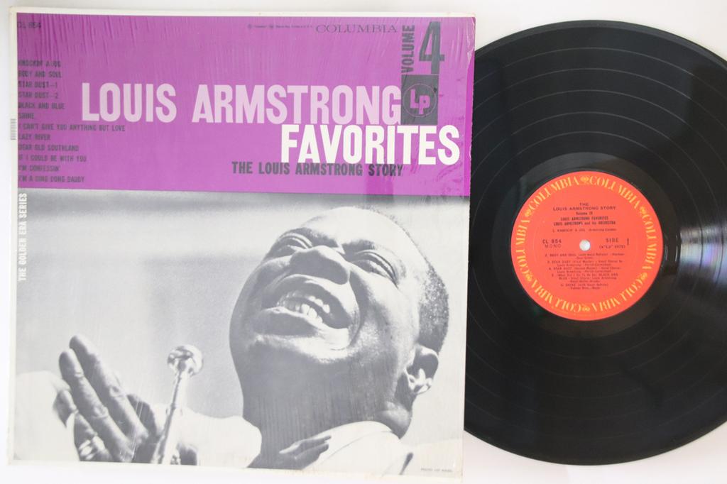 LP Пластинка ЛУИС АРМСТРОНГ - Избранное Луи Армстронга Том 4 CL854 COLUMBIA США Джаз Б/У