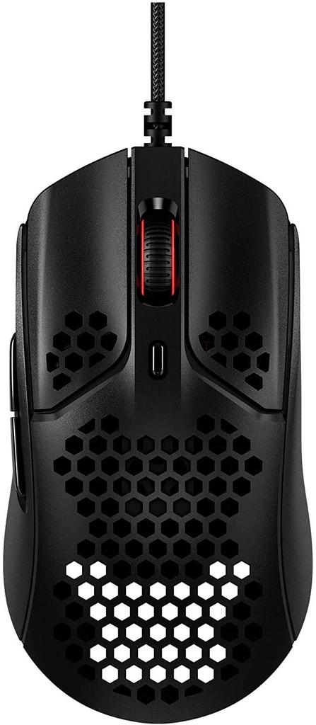 HYPERX Игровая мышь Pulsefire Haste для шестиугольного корпуса 59 Геймеров, Ультралегкий дизайн, грамм, 2-летняя гарантия, HMSH1-A-BK/G (Использовал)