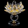 Прозрачный подсвечник в виде цветка лотоса 8 цветов фигурки лотоса подставка для свечи декор для ужина