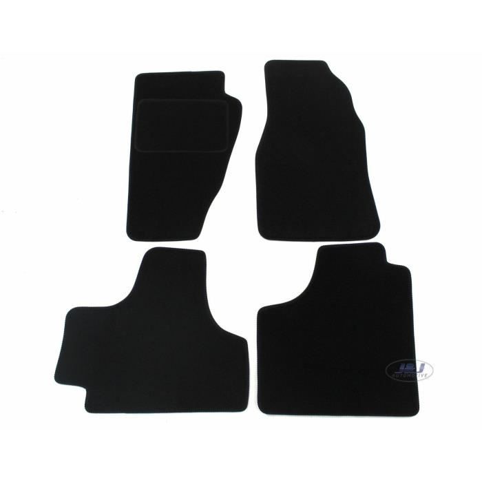 Tapis De Sol Noir Velours - J&J AUTOMOTIVE - Dodge Nitro 2007-2012 - Sur Mesure - Antidérapant - Imperméable