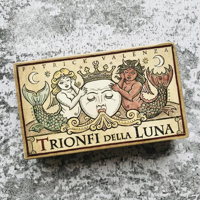 Trionfi Della Luna Oracle Cards Tarot Card Decks for Beginners Professionals Fortune Telling Cards Table Board Game Family Night