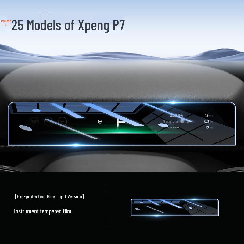 Закаленное Стекло Защитная Пленка для Экрана для 25 Моделей Xiaopeng P7 - Пленка для Навигации на Центральной Консоли для Модификации Салона