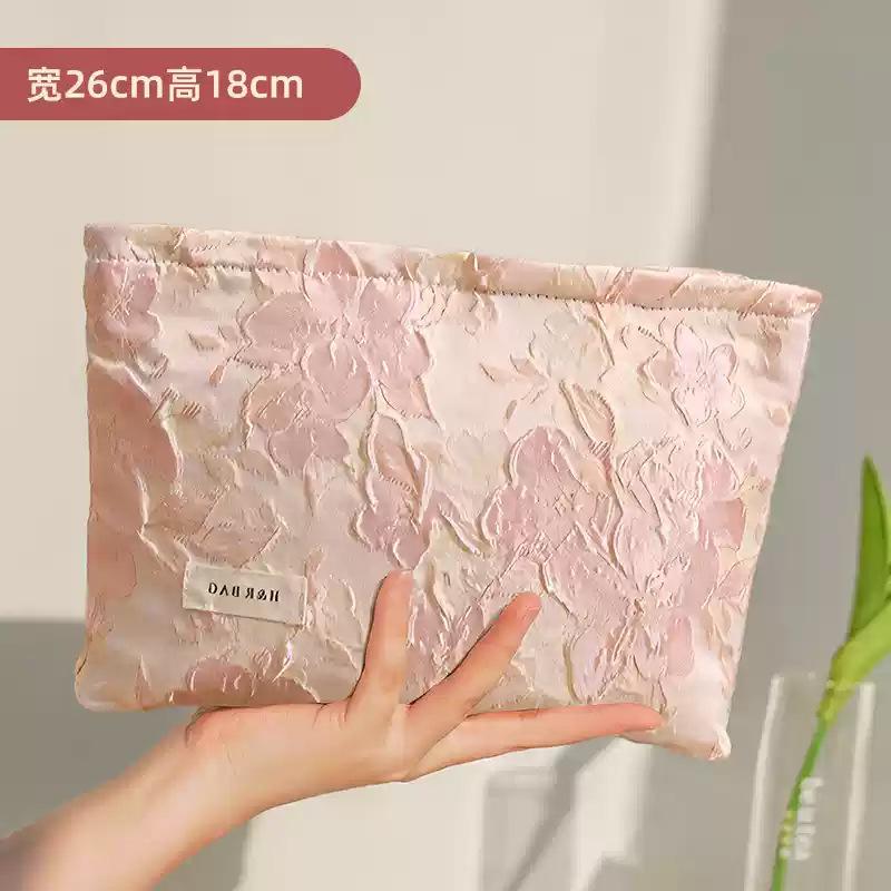 Новая косметичка, Большая вместимость, Инс, Сумка для хранения, Косметика, Портативная, Маленькая и свежая, Туалетная сумка