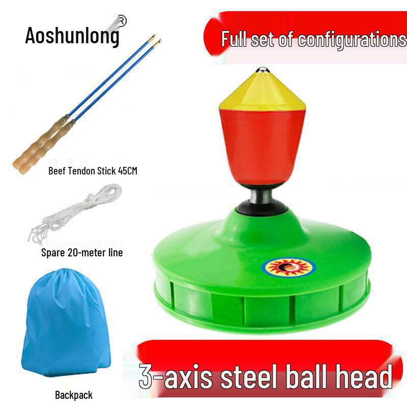 Diabolo Set: Sports Single Wheel, Spring-Loaded, Drop-Resistant with Stick, String & Backpack